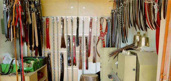 Δερμάτινα λουριά για σκύλους και άλλα ζώα