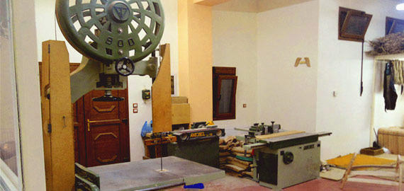 Εξοπλισμός εργαστηρίου σαγματοποιείας